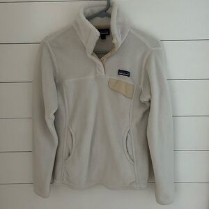 Patagonia white Fleece Pullover